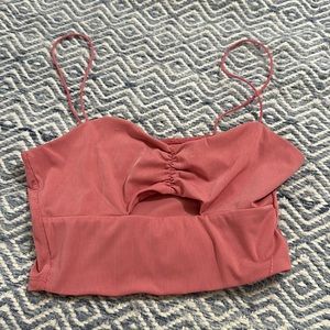 Copper closet boutique pink tank top